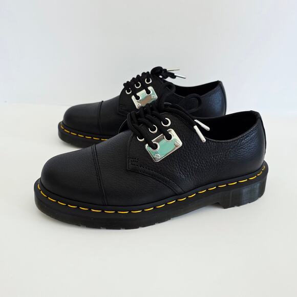 Dr. Martens Black 1461 Combs Cap Toe Derby Lace Up Loafers Woman's 8 / Men's 7 - Picture 8 of 12